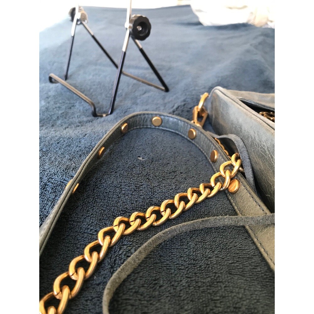 Rebecca Minkoff mini M.A.C. Mac Crossbody bag In denim color - Picture 8 of 12